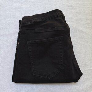Gap 1969 Straight leg black jeans sz 33